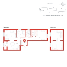 4-комнатная, 94.2 м²