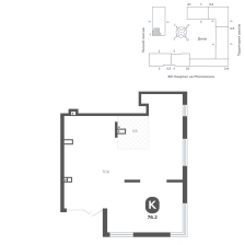 Помещение, 76.2 м²