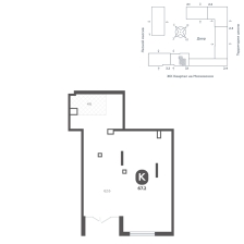 Помещение, 67.2 м²