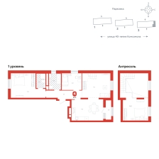 4-комнатная, 90.3 м²